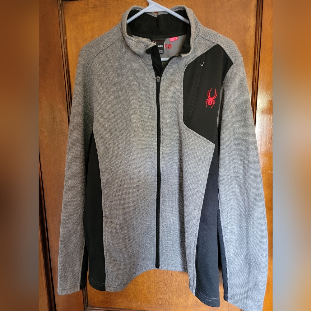 Spyder Size L Zip Up Jacket